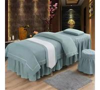 ININOSNP Dobladillo Resistente a Las Arrugas Juego de sábanas de Masaje, Falda de Cama de Belleza, Elegante Funda de Cama for Centro de Bienestar Premium(C,185x80cm)