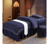 ININOSNP Dobladillo Resistente a Las Arrugas Juego de sábanas de Masaje, Falda de Cama de Belleza, Elegante Funda de Cama for Centro de Bienestar Premium(A,190x75cm)