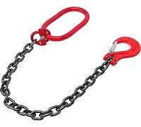 ININOSNP Elevación de mercancías Cadena de elevación de Alta Resistencia, Eslinga de Cadena con Gancho de Alta Resistencia de Acero al manganeso G80, Eslinga de Cadena Industrial for grúas(11 Ton)
