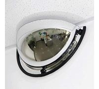 ININOSNP Espejo Convexo de Seguridad, Espejo Convexo de Seguridad for tráfico, Lente Gran Angular for tráfico Exterior, Espejo Convexo hemisférico panorámico(50cm)