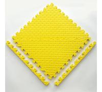 ININOSNP Esterillas para Gatear Tapetes de Juego entrelazados de 2,5 cm de Grosor for gimnasios, Rompecabezas, tapete de Espuma, fácil instalación for Gatear(Giallo,60x60x2.5cm)