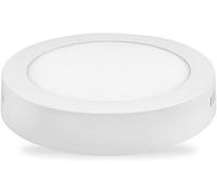 ININOSNP Foco COB montado en Superficie Blanca Redonda Resistente, antideslumbrante, Rejilla LED Comercial, luz descendente, lámpara de Ahorro de energía for Negocios(Warm Light)