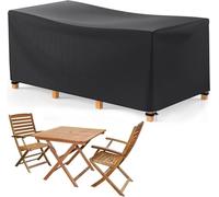 ININOSNP Fundas Impermeables reforzadas Funda for Muebles de Exterior de 70 x 70 x 70 cm, Ideal for Conjuntos de jardín de ratán y sofás de cafetería, diseño Rectangular Grande.