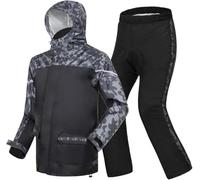 ININOSNP Impermeable plegable impermeable para hombres mujeres impermeable grande y largo acolchado impermeable de trabajo visible impermeable plegable ultraligero con cordón cubierta de manga con
