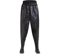 ININOSNP Impermeables y duraderos. Lightweight Hip Boot For Men and Women Transplanting Outdoor Waterproof Bootsr(Nero,7.5)