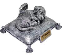 ININOSNP Memoriales para Animales Almohada Personalizada for Mascotas, urna de cremación for Perros y ángeles