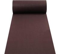 ININOSNP Pasillo de Boda, Estera de decoración de Fiesta Interior, Alfombra desechable for Eventos de Iglesia de Playa al Aire Libre cortable(Color:Coffee Color,Size:1x20m)