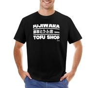 Initial-D-Fujiwara-Tofu-Shop-tee-White-T-Shirt-Quick-Drying-Shirt-Oversized