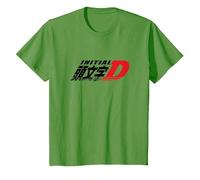 Initial D Manga Main Logo Camiseta, Niños, Hierba, 3 años