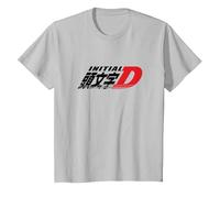 Initial D Manga Main Logo Camiseta, Niños, Plata, 2 años