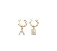 Initial Her, Dainty Pave Personalized Gift Jewelry For Women High-End Earrings