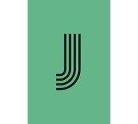 Initial Notebook J: Art Deco Journal with Colorful Cover and Lined Pages, perfect for Notes and Ideas