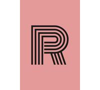 Initial Notebook R: Art Deco Journal with Colorful Cover and Lined Pages, perfect for Notes and Ideas