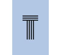 Initial Notebook T: Art Deco Journal with Colorful Cover and Lined Pages, perfect for Notes and Ideas