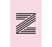 Initial Notebook Z: Art Deco Journal with Colorful Cover and Lined Pages, perfect for Notes and Ideas