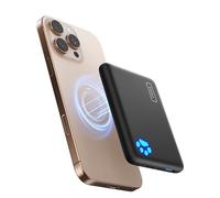INIU 30W Magnético Power Bank, Pequeña 10000mAh Bateria Externa Carga Rapida con Certificación Qi2, Mini Cargadores Moviles con USB-C in&out para iPhone16/15/14/13/12/Pro/Max, Viagem Essentials, Rosa
