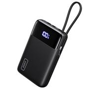 INIU Banco de energía de 45 W, 20000 mAh con Cable Integrado, Mini Cargador portátil, Tipo C, para iPhone 17 y 16 Pro, Samsung, Google iPad, Travel etc