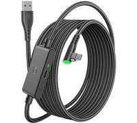 INIU Cable Link de 5m, Cable Link USB 3.0 a USB C con Meta Oculus Quest 3s, Quest 3 2 1, Quest Pro, Pico 4, PC Steam VR Accesorios, Transferencia de Datos de Alta Velocidad, Cable para Auriculares VR