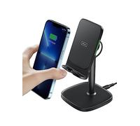 INIU Cargador Inalámbrico Rápido,15W Qi-Certified Wireless Charger Estación Compatible para iPhone 15 14 13 12 11 Pro MAX Samsung Galaxy S22 S21 S20 Google Piexl