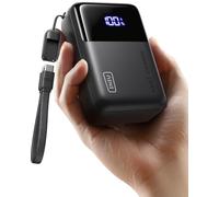 INIU Laptop Power Bank, Pequeño 25000mAh 100W Carga Rapida Batteria Externa | Cable USB C Desmontable, Apto para Avión de Viaje, Bateria Portatil para MacBook, Steam Deck, iPhone 18 17, Samsung, iPad