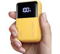 INIU Power Bank, 100W 20000mAh Mini Bateria Externa, Cargadores Moviles Carga Rapida USBC Input & Output para MacBook Steam Deck iPhone Samsung, Travel Essentials Apto para Hombres y Mujeres, Amarillo