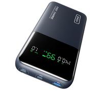 INIU Power Bank, 140W 25000mAh Mini Bateria Externa Fast Charging, Bateria Portatil USB C Input & Output Compatible con iPhone Samsung Google Pixel, Travel Essentials Apto para Hombres y Mujeres, Azul