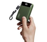 INIU Power Bank, Ultrapequeño 20000mAh 22,5W PD3.0 QC4.0 Bateria Externa Carga Rapida, USB C Input & Output Bateria Portatil, Powerbank Compatible con iPhone 17 16 15 14 Pro MAX Plus, Samsung, Verde