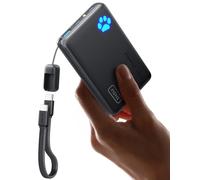 INIU Power Bank, 22,5W PD3.0 El Más Ligero 10000mAh Bateria Externa, Carga Rápida USB C Input & Output Bateria Portatil con Linterna para iPhone 16 15 14 13 12 11 Pro Samsung S22 S21 S20 iPad Airpods