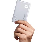 INIU Power Bank, Slim 22,5W PD 10000mAh Bateria Externa Carga Rapida, USB-C Bateria Externa Movil con Linterna para iPhone Samsung iPad, Mochila Viaje Travel Essentials Apto para Hombres, Blanco