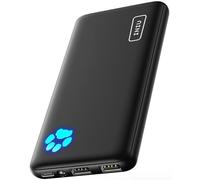 INIU Power Bank, Slimmest USB C Triple 3A de Alta Velocidad 10000mAh Bateria Externa, Bateria Portatil con Linterna para iPhone 15 14 13 12 11 X Pro MAX Samsung S22 S21 S20 iPad Tablet Airpods etc