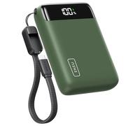 INIU Power Bank, Ultrapequeño 20000mAh 22,5W PD3.0 QC4.0 Bateria Externa Carga Rapida, USB C Input & Output Bateria Portatil, Powerbank Compatible con iPhone 17 16 15 14 Pro MAX Plus, Samsung, Verde