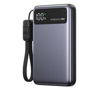 Iniu Powerbank 10000mAh Universal Pocket Pro Slim Ultra Fast 45 W, Negro