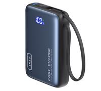 Iniu Powerbank Pocket 20000mAh 65W con 2 puertos USB-A/USB-C Ultra Fast, Negro