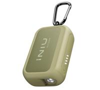 INIU Powerbank Resistente Exterior 10000mAh 45W Carga rápida, Mini Cargador con mosquetón, Cable USB-C y Linterna para Camping, Compatible iPhone 17/16, Samsung S26, Pixel, iPad y más