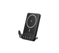 Batería externa INIU MagPro Qi2 5000mAh ultradelgada carga rápida 20W magnética blanco/plata