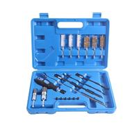 Injector Cleaner - 33.5x23.5x6cm 19-Piece Engine Maintenance Brush Set, Injector Carbon Remover Tool, Injectors Housing Cleaning Kit Throttle Body Cleaner For Sedan Trucks