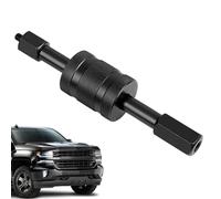 Injector Remover Tool, Slide Hammer Injector Puller, Heavy Duty Carbon Steel Construction, Easy Disassembly Design with Auto Repair for Vehicle Maintenance, Engine Install and Removal, Red Black