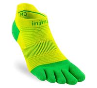 Injinji - Calcetines de dedo Mini Crew para mujer con forro interno + para correr, CLOVER, X-Large