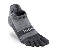 Injinji - Calcetines Run Lightweight No Show de lana para hombre