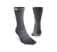 Injinji - Women's Trail Midweight Crew - Calcetines de trekking Unisex M/L | EU 40.5-44.5 granite