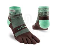 injinji Trail Midweight Mini Crew - Calcetines cortos para hombre, Menta, Small
