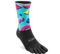 Injinji Calcetines unisex Spectrum Trail Midweight Crew, Deco, L