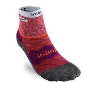 Injinji Liner + Runner MiniCrew Coolmax Cranberry Toe Socks Ladies Size : 40-44.5