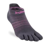 Injinji No show - Calcetines deportivos ligeros para mujer, gris oscuro, M-L
