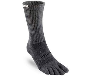 Injinji Trail Coolmax - Calcetines de peso medio (talla L, granito)