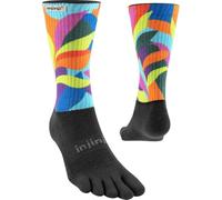 Injinji Trail Midweight Crew SPECTRUM VERDURE M - Calcetines con dedos