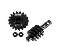 INJORA 18T Reducción por Eje Diferencial de Engranajes de Acero para Axial SCX24 AX24 C10 JLU Gladiator Bronco Deadbolt 1/24 RC Crawler Car Upgrade