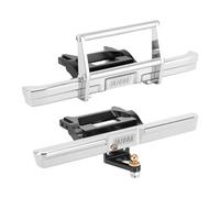 INJORA 23g Delantero y 21g Trasero Parachoques CNC Aluminio para 1/18 RC Crawler TRX4M High Trail K10 Upgrade