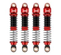 INJORA 53mm Amortiguador Roscado Absorbedor para TRX4M K10 High Trail,Rojo