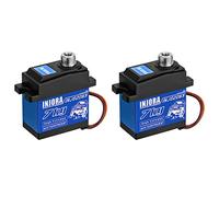 INJORA 7kg 2065 Digitales Servo Impermeable Alta Presión Sub-Micro Transferencia Servo para TRX4M TRX4 TRX6 SCX10 III 1/10 RC Crawler Automóvil,2pcs